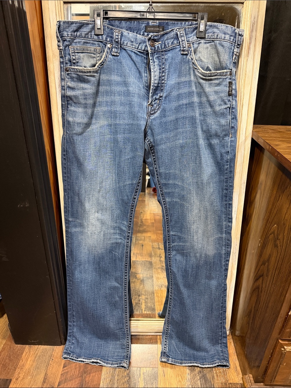 Men's Silver Jeans - Zac Style